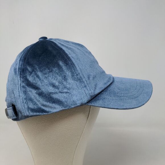 Unbranded Men's Slideback Hat Velour Size OSFM Polyester Blend Blank - Picture 4 of 7